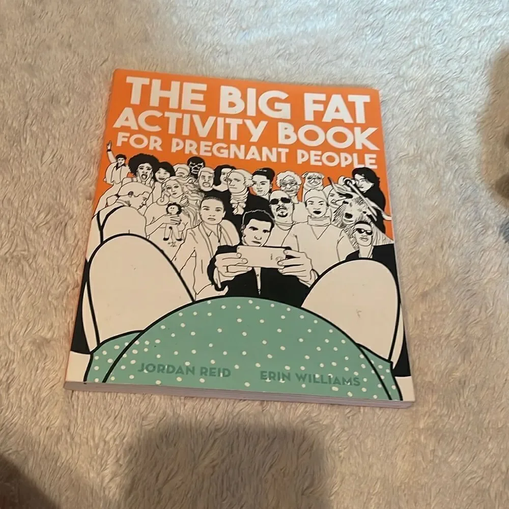 NEW the big fat activity book for pregnant people